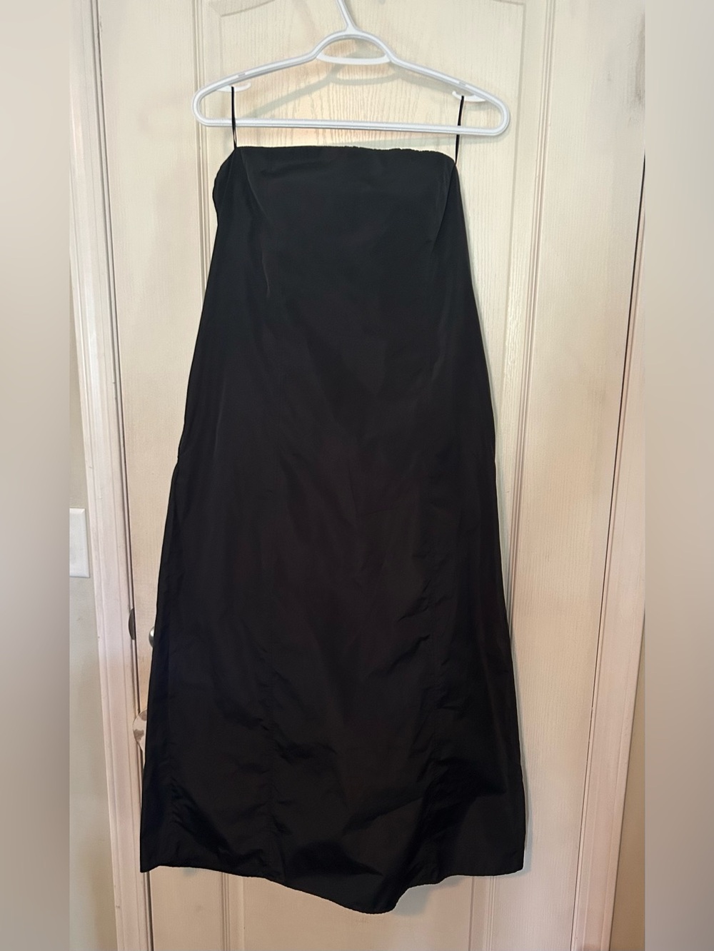 NWOT Zara Classic Black Strapless Midi Dress